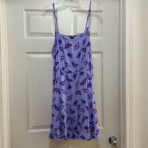 Butterfly Spaghetti Strap Dress